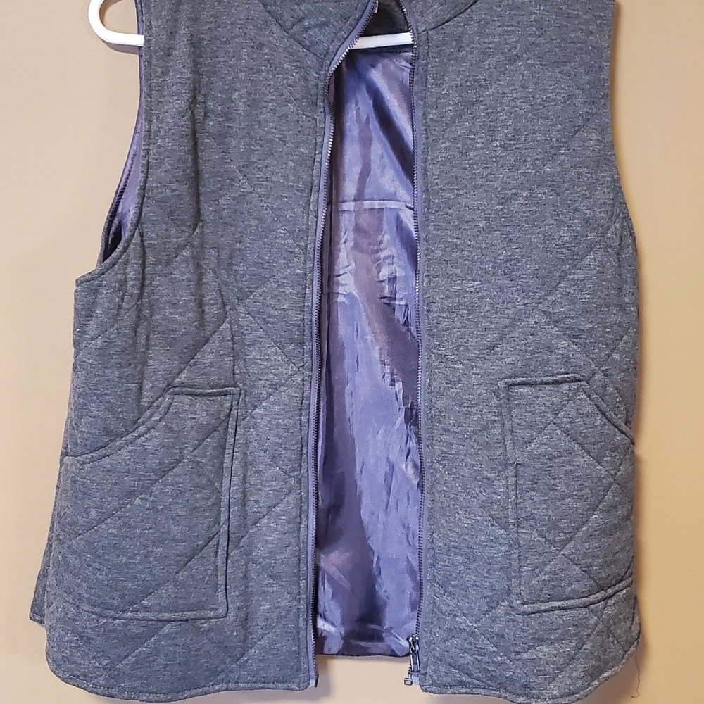 Quilted puffer vest
